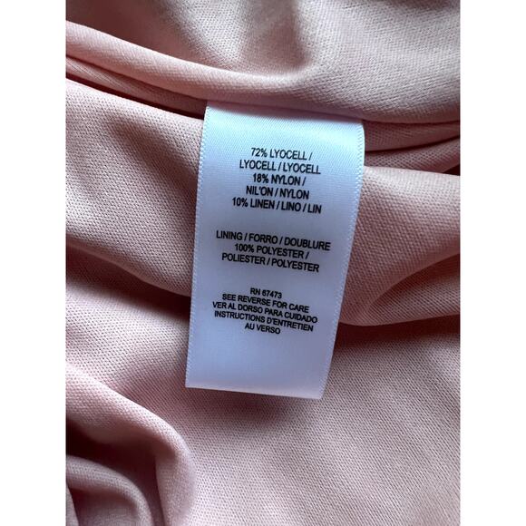 NWT Taylor peach floral halter ruffle maxi dress size 8 - Picture 9 of 9